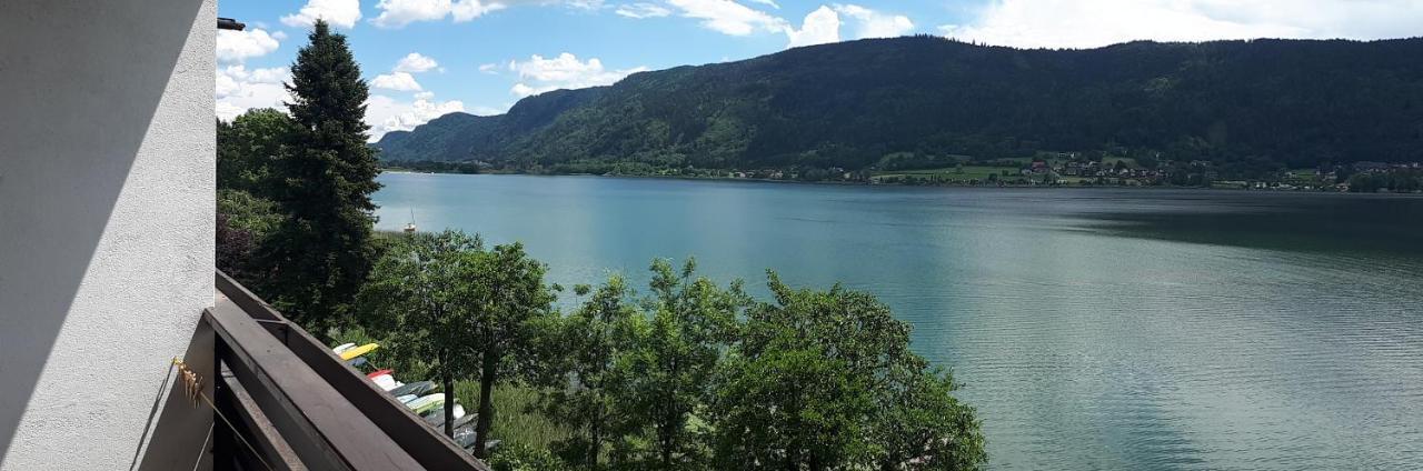 Anna Seeblick Appartement, Haus Haensel&Gretel Am Ossiachersee Mit Direktem Seezugang, Hallenbad Bodensdorf Eksteriør billede