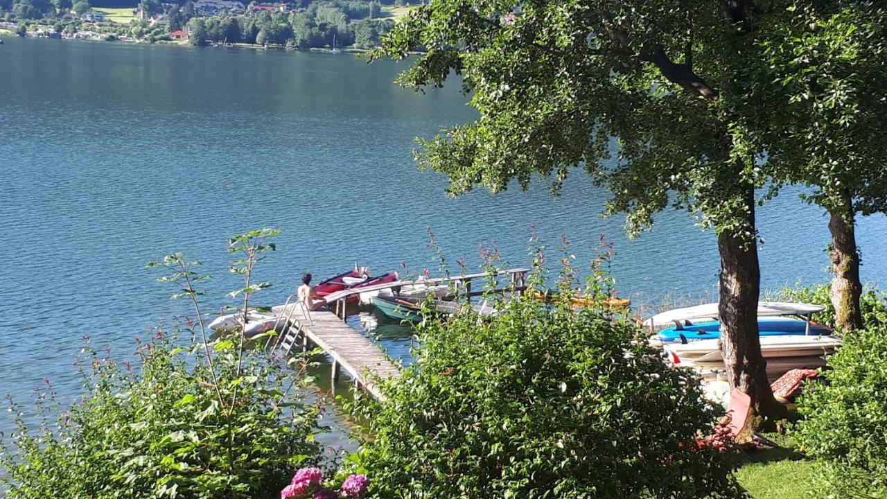 Anna Seeblick Appartement, Haus Haensel&Gretel Am Ossiachersee Mit Direktem Seezugang, Hallenbad Bodensdorf Eksteriør billede