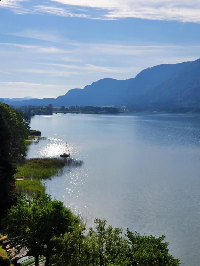 Anna Seeblick Appartement, Haus Haensel&Gretel Am Ossiachersee Mit Direktem Seezugang, Hallenbad Bodensdorf Eksteriør billede