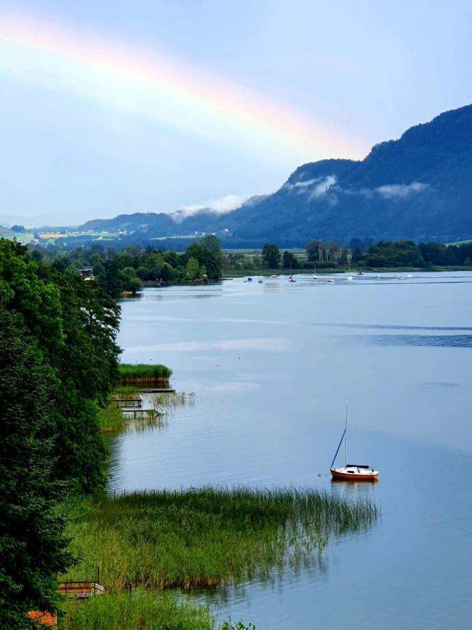 Anna Seeblick Appartement, Haus Haensel&Gretel Am Ossiachersee Mit Direktem Seezugang, Hallenbad Bodensdorf Eksteriør billede