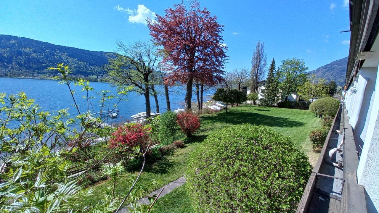 Anna Seeblick Appartement, Haus Haensel&Gretel Am Ossiachersee Mit Direktem Seezugang, Hallenbad Bodensdorf Eksteriør billede