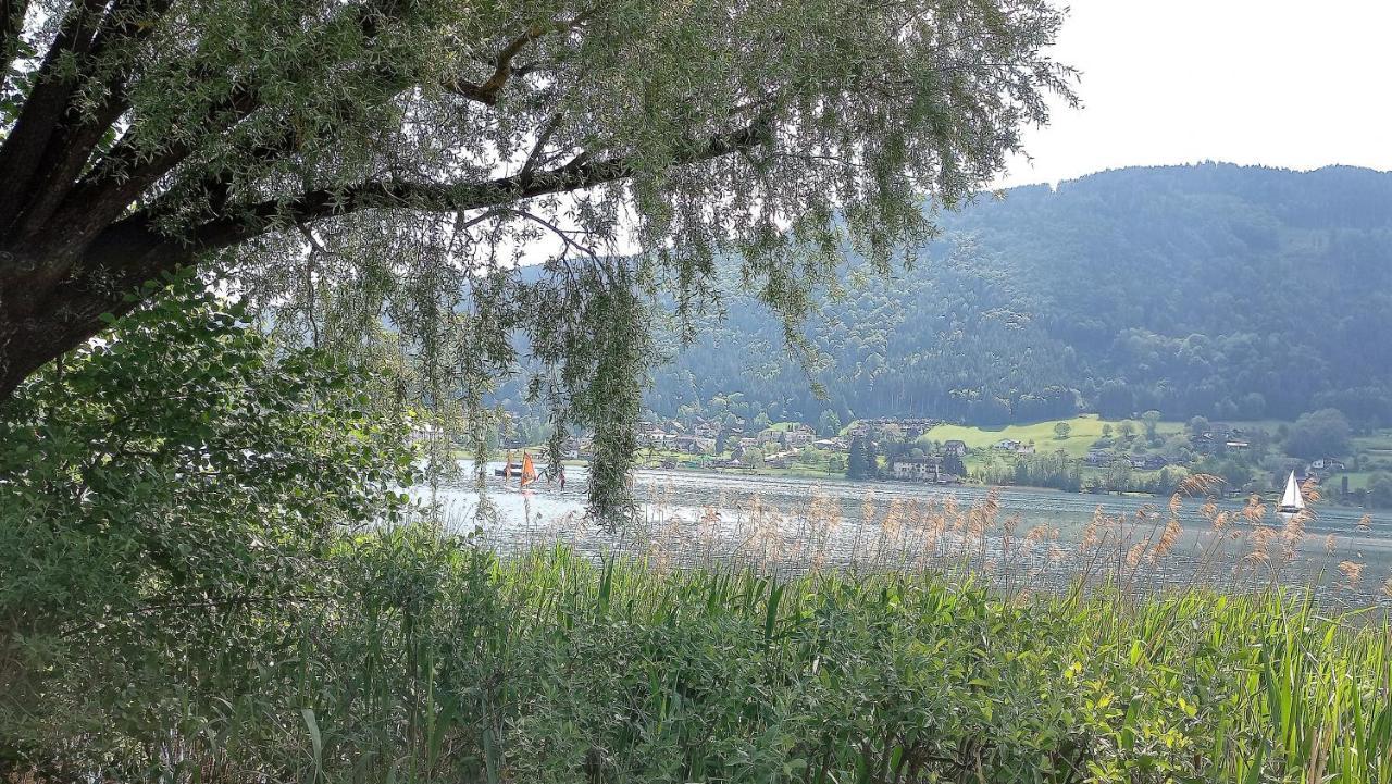 Anna Seeblick Appartement, Haus Haensel&Gretel Am Ossiachersee Mit Direktem Seezugang, Hallenbad Bodensdorf Eksteriør billede