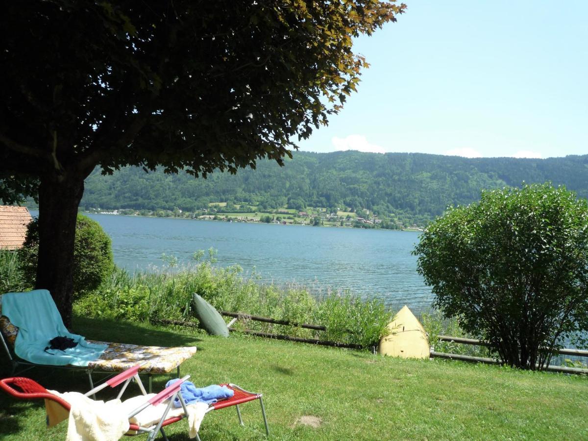 Anna Seeblick Appartement, Haus Haensel&Gretel Am Ossiachersee Mit Direktem Seezugang, Hallenbad Bodensdorf Eksteriør billede