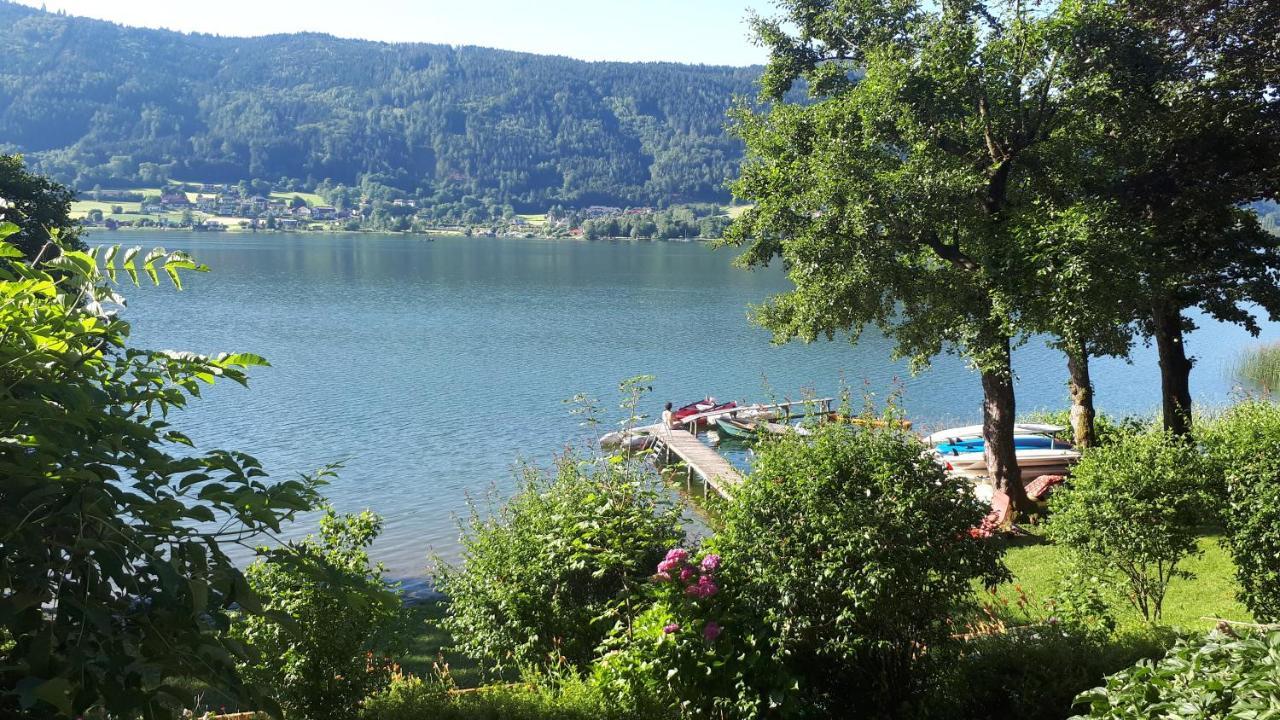 Anna Seeblick Appartement, Haus Haensel&Gretel Am Ossiachersee Mit Direktem Seezugang, Hallenbad Bodensdorf Eksteriør billede