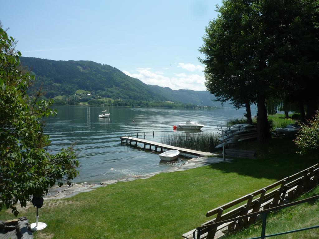 Anna Seeblick Appartement, Haus Haensel&Gretel Am Ossiachersee Mit Direktem Seezugang, Hallenbad Bodensdorf Eksteriør billede