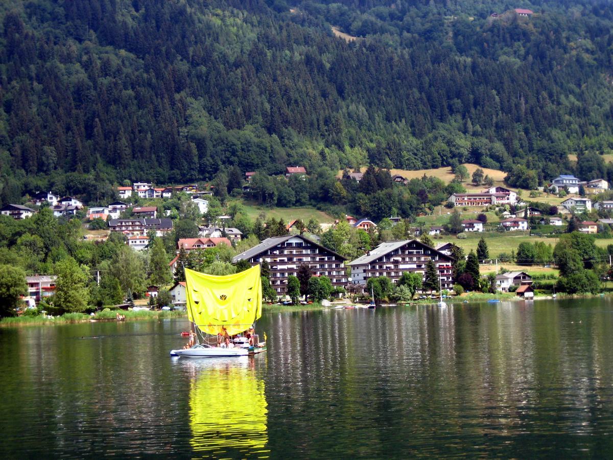 Anna Seeblick Appartement, Haus Haensel&Gretel Am Ossiachersee Mit Direktem Seezugang, Hallenbad Bodensdorf Eksteriør billede